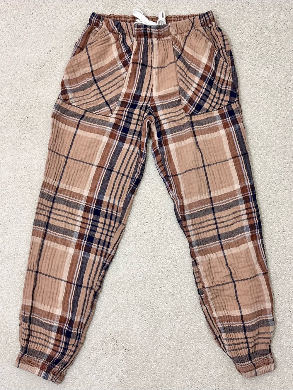 Aerie Soft Gauze Pajama Joggers XS Cozy Loungewear Sleepwear 100% Cotton